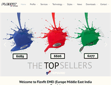 Tablet Screenshot of flexfit-headwear.com